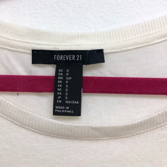 White Long Sleeve Tee - Picture 3 of 3